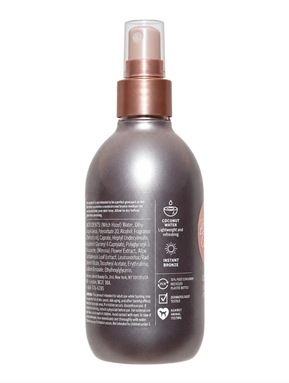 PINK Limited Edition Bronzed Coconut Water Self Tanning Water Spray 8 Oz NEW